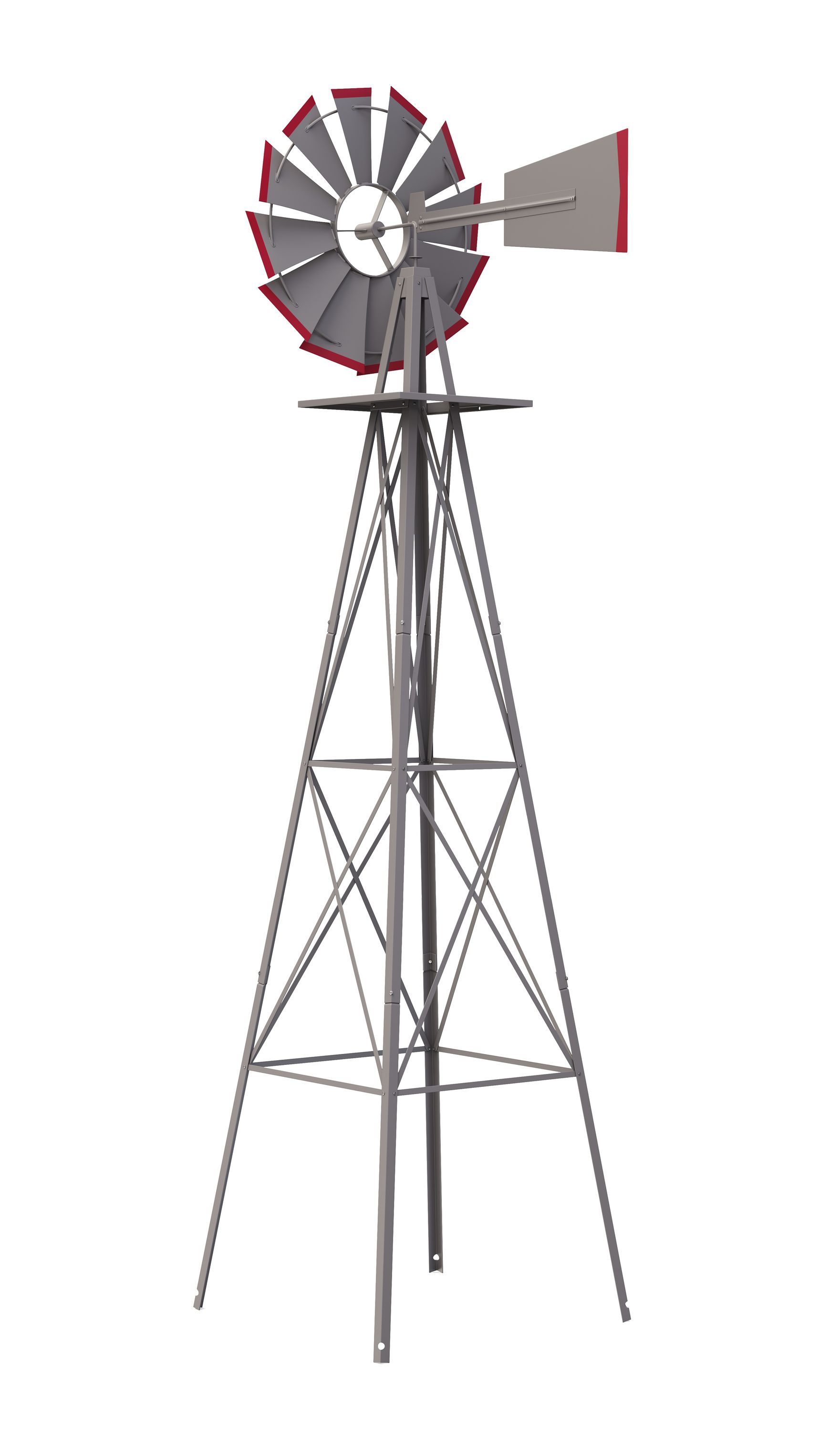 Windrad silber 245 cm