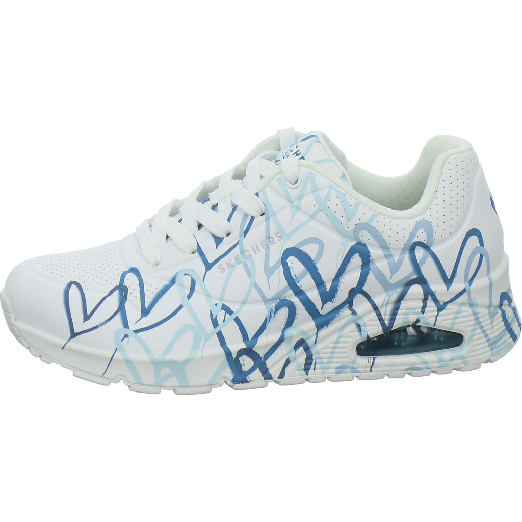 Skechers Sneaker Damen UNO GOLDCROWN Weiß-kombi