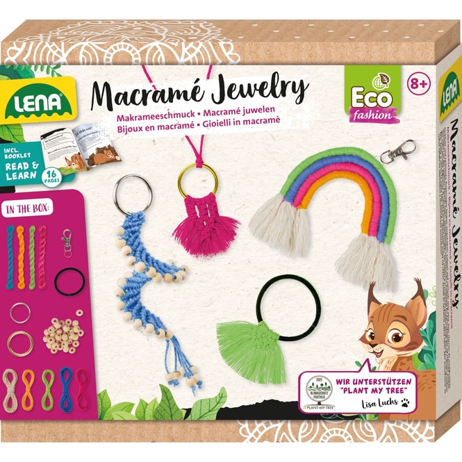 LENA - Eco Macramé Jewelry - Bastelset