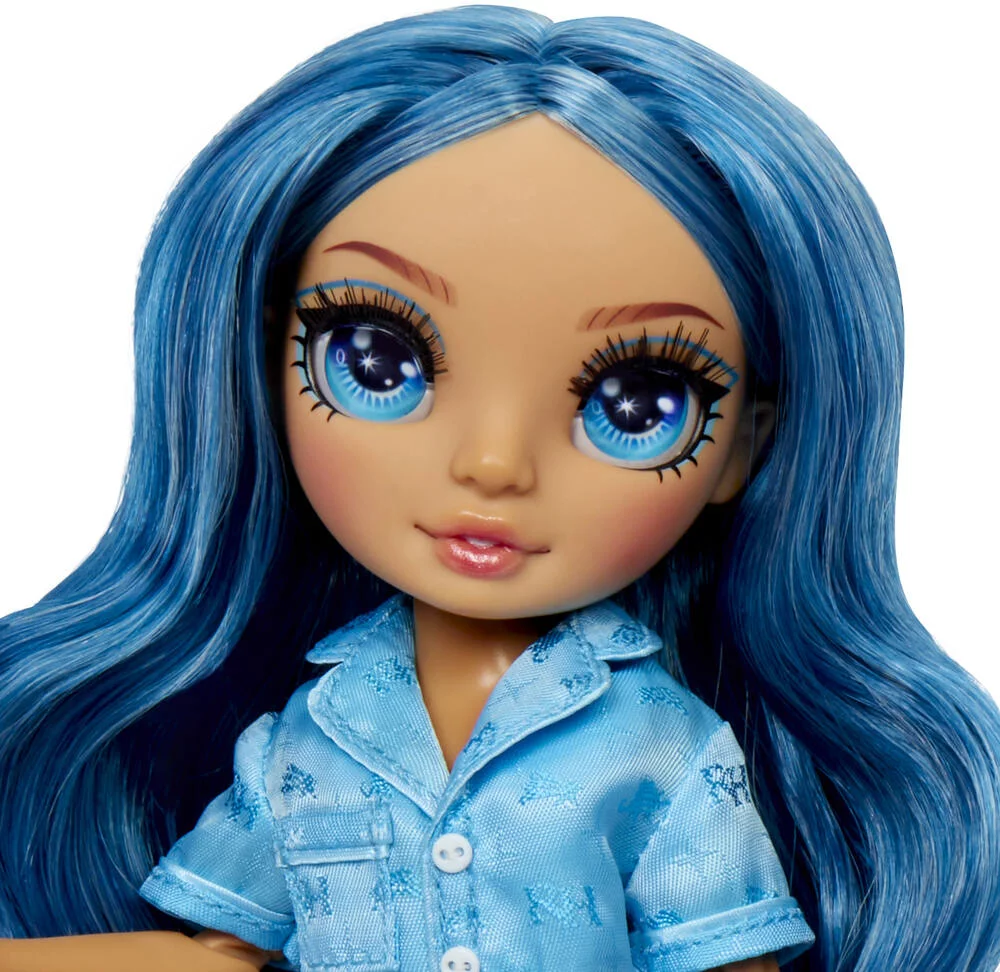 JUNIOR HIGH PYJAMA PARTY POUPEE MANNEQUIN 22CM - SKYLER BLEU ET ACCESSOIRES