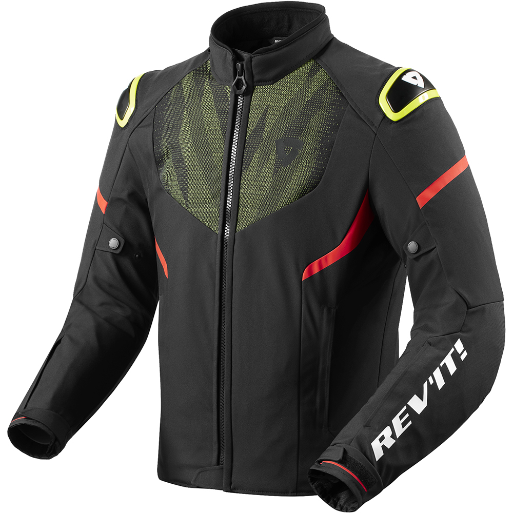 Rev'it - Blouson Hyperspeed 2 H2O Noir / Jaune fluo