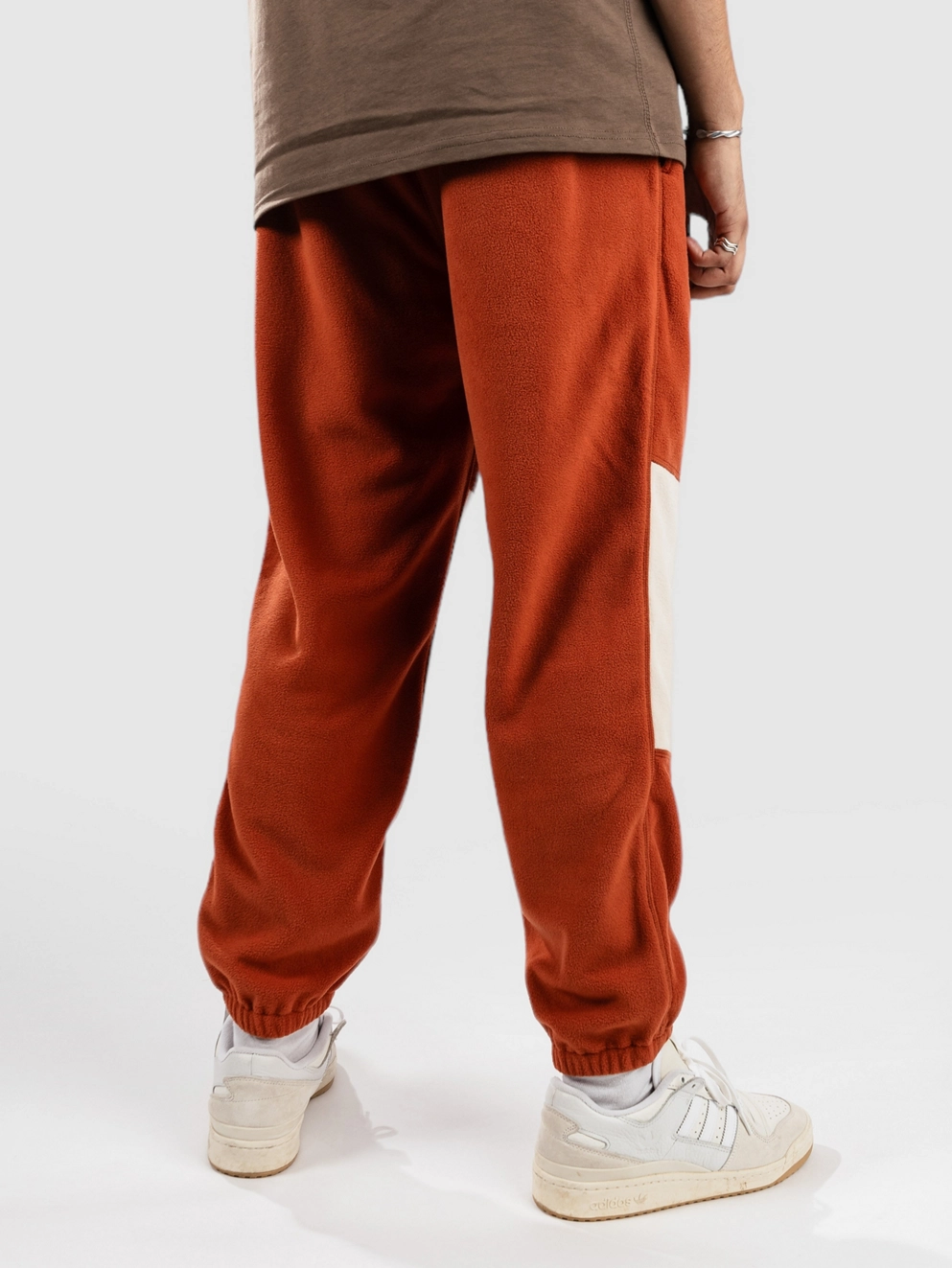 Santa Cruz Opus Dot Label Polar Sweatpants baked clay/chalk