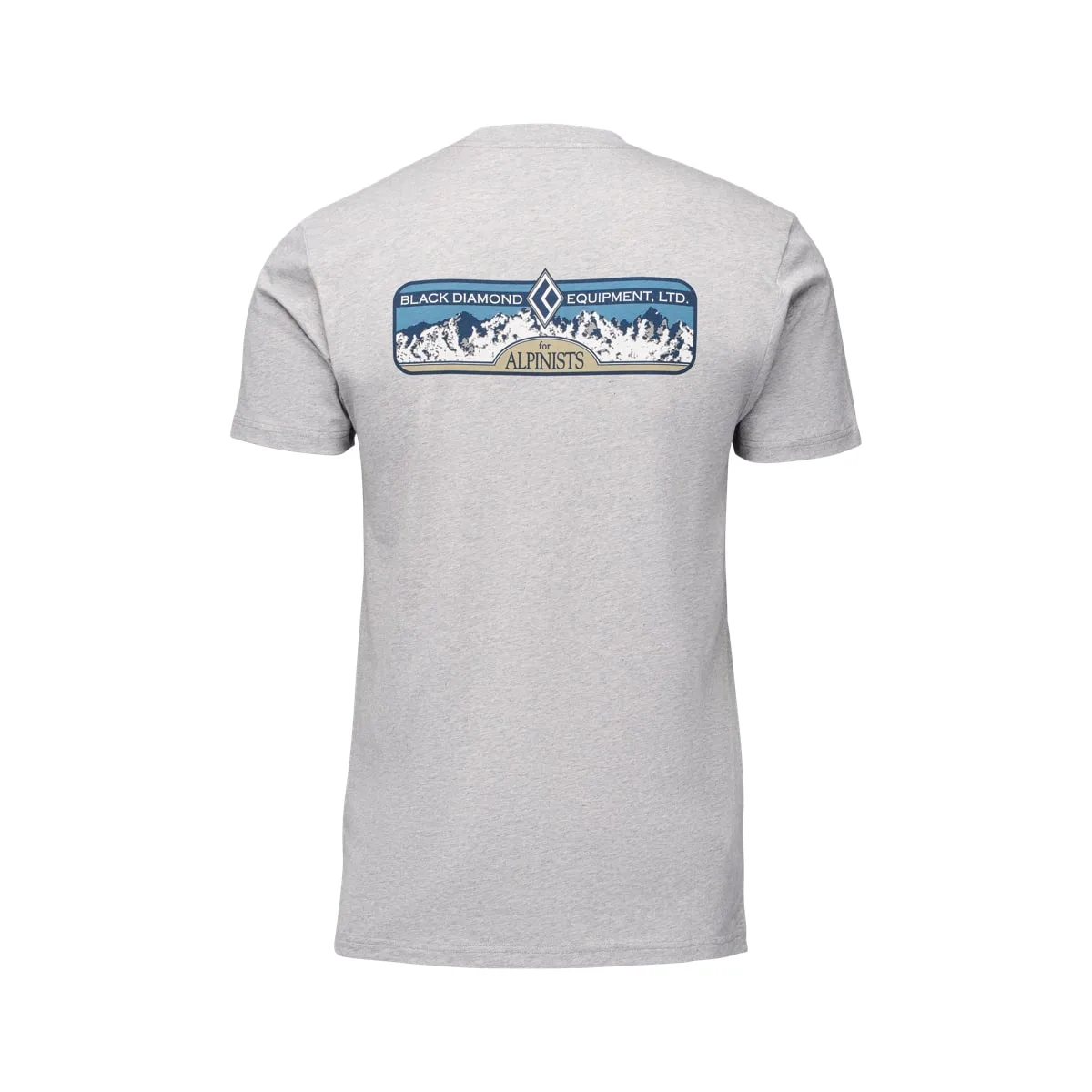Black Diamond M Heritage Alpinist Ss Tee Nickel Heather