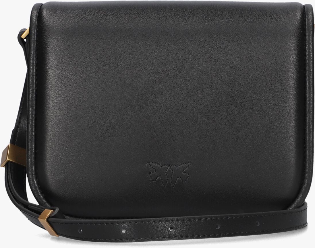zwarte pinko schoudertas love box bag