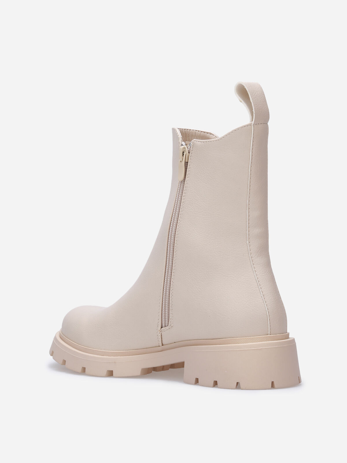 Chelsea à semelle crantée- Beige