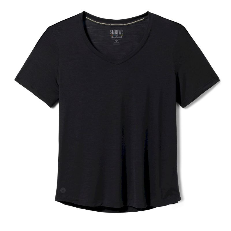 Active Ultralite V-Neck Short Sleeve - T-shirt en laine mérinos femme