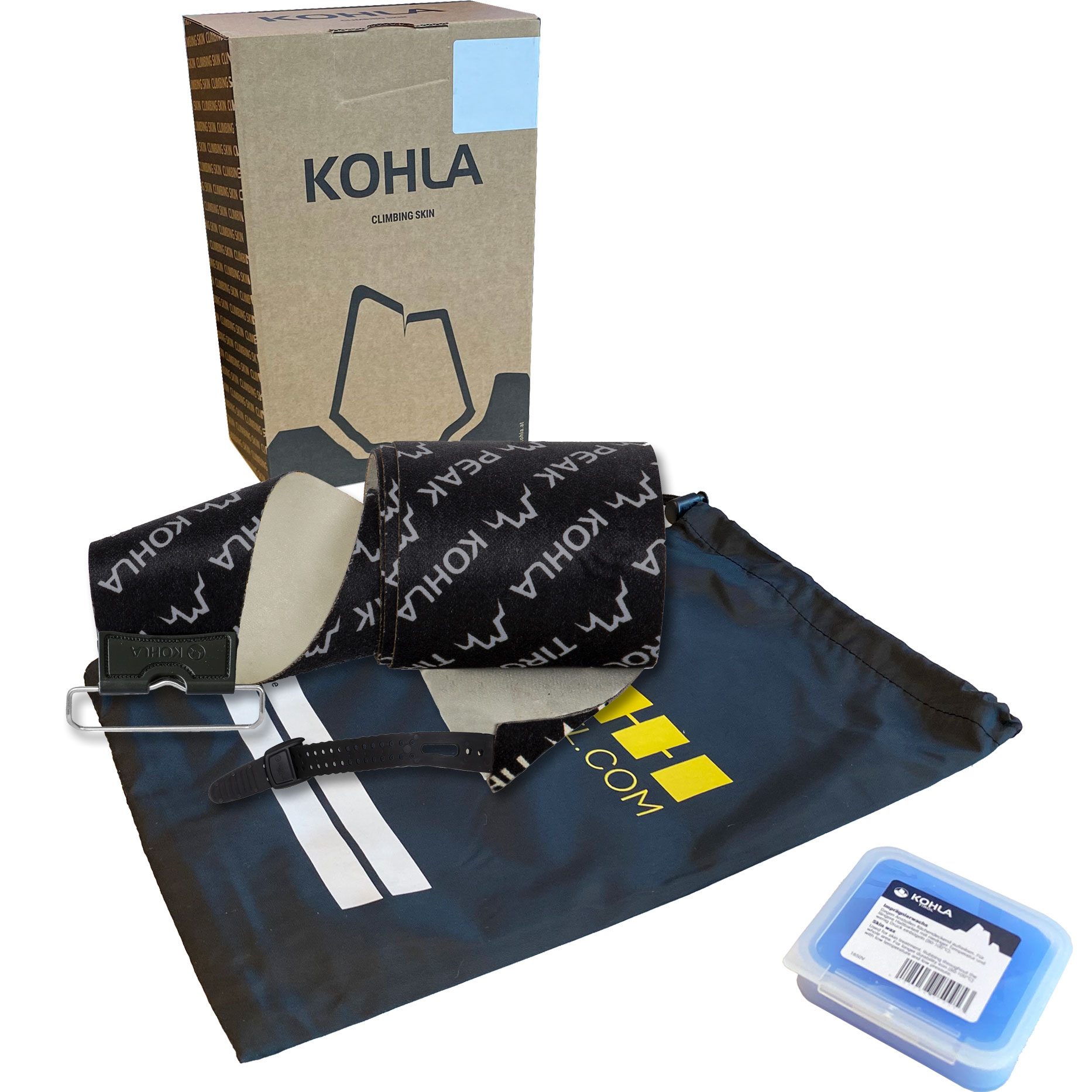 Kohla Wayback / Talkback 84 Tourenfell-Set inkl. Wachs und Tasche