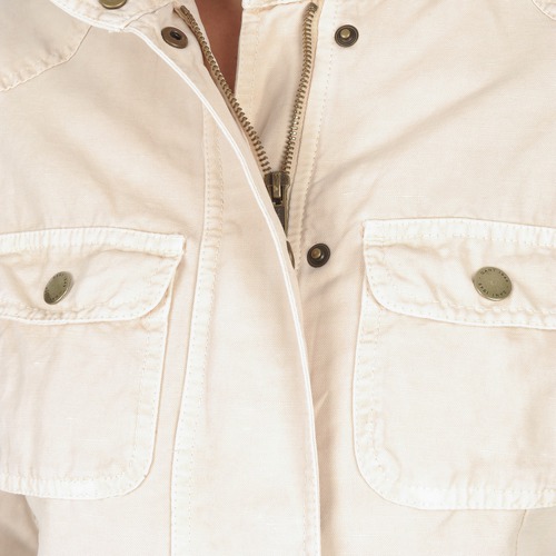 Gant - COTTON LINEN 4PKT JACKET - CrÃ¨me