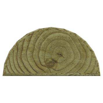 Tuinbalk regel halfrond ca. 3,5 x 7,0 cm, lengte ca. 250 cm