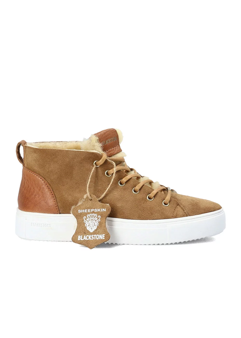 SNEAKER QL48 SHEARLING RUST