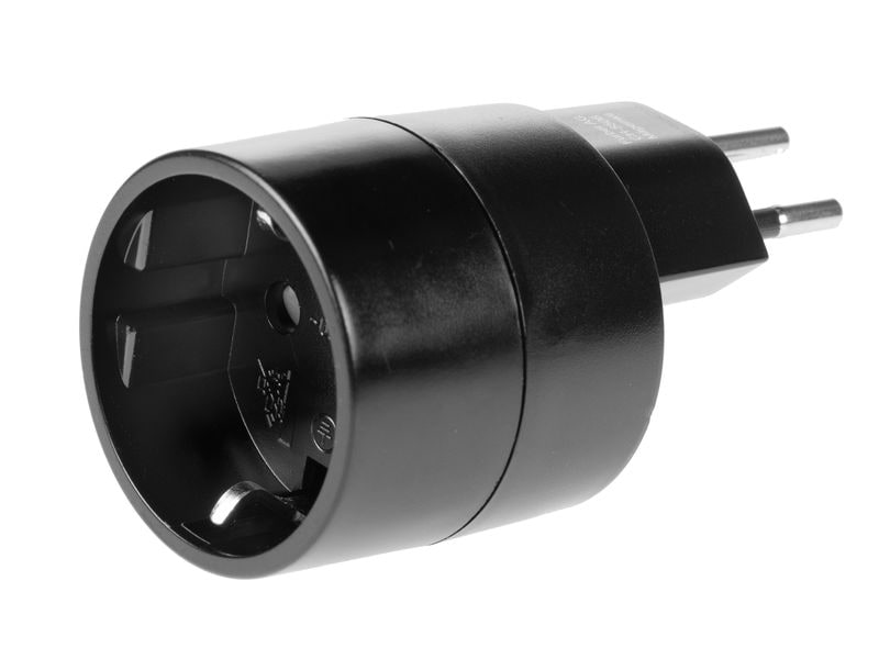 FURBER.power Reiseadapter Schuko – CH Adapter zum verwenden von EU-Geräten an Schweizer Steckdosen