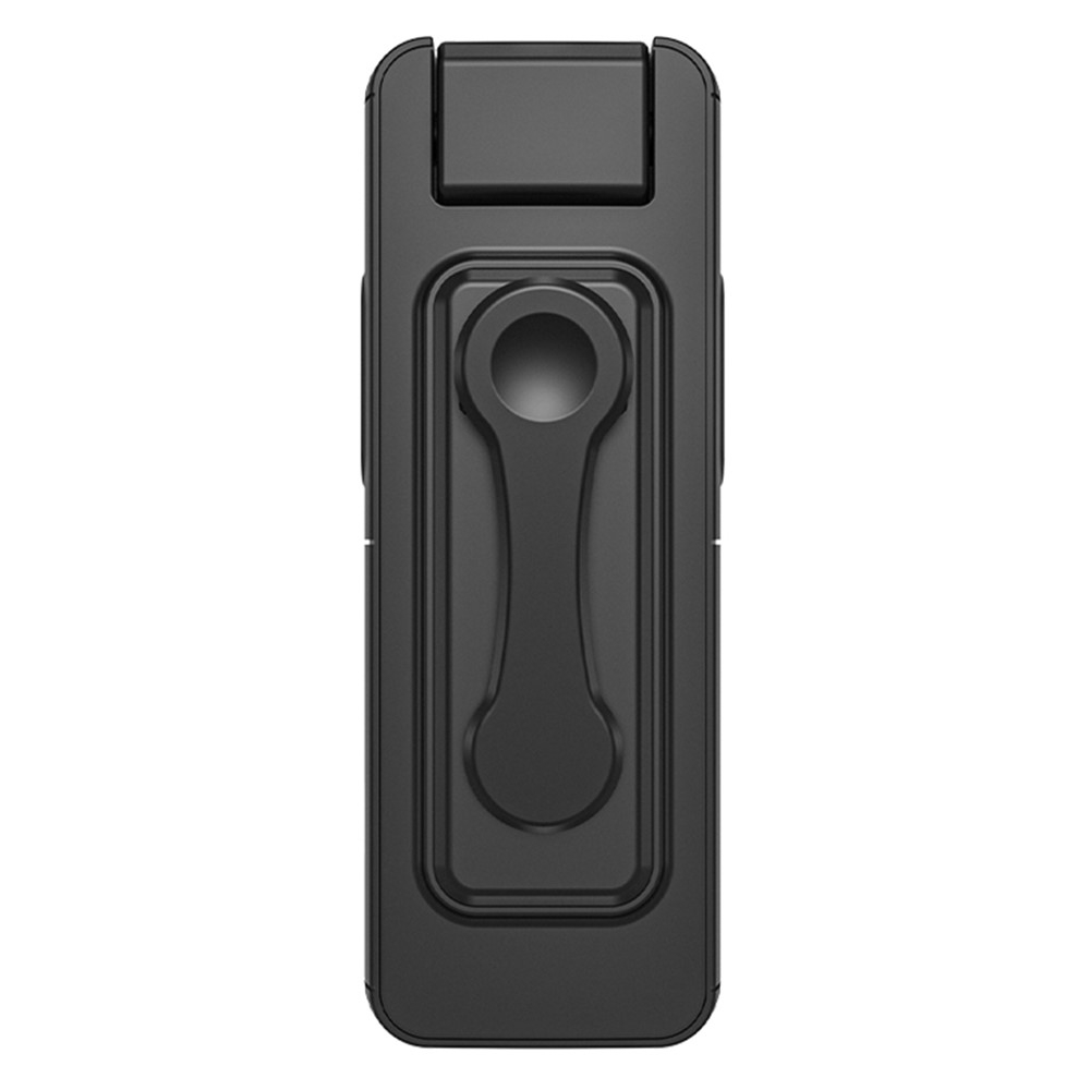 Mini 1080p Sport-Kamera Bodycam mit Sprachaufzeichnung / Taschenlicht / MicroSD Slot / 180° Blickwinkel und Clip-Halter - Schwarz