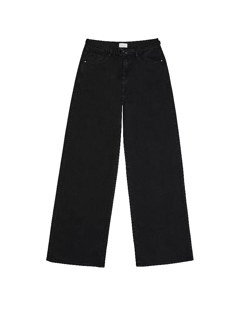 DAWN DENIM Jeans Wide Fit SUNNY schwarz