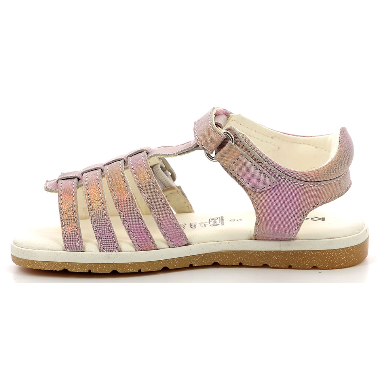 Kickers Sandales en Cuir Gilianna rose/rainbow
