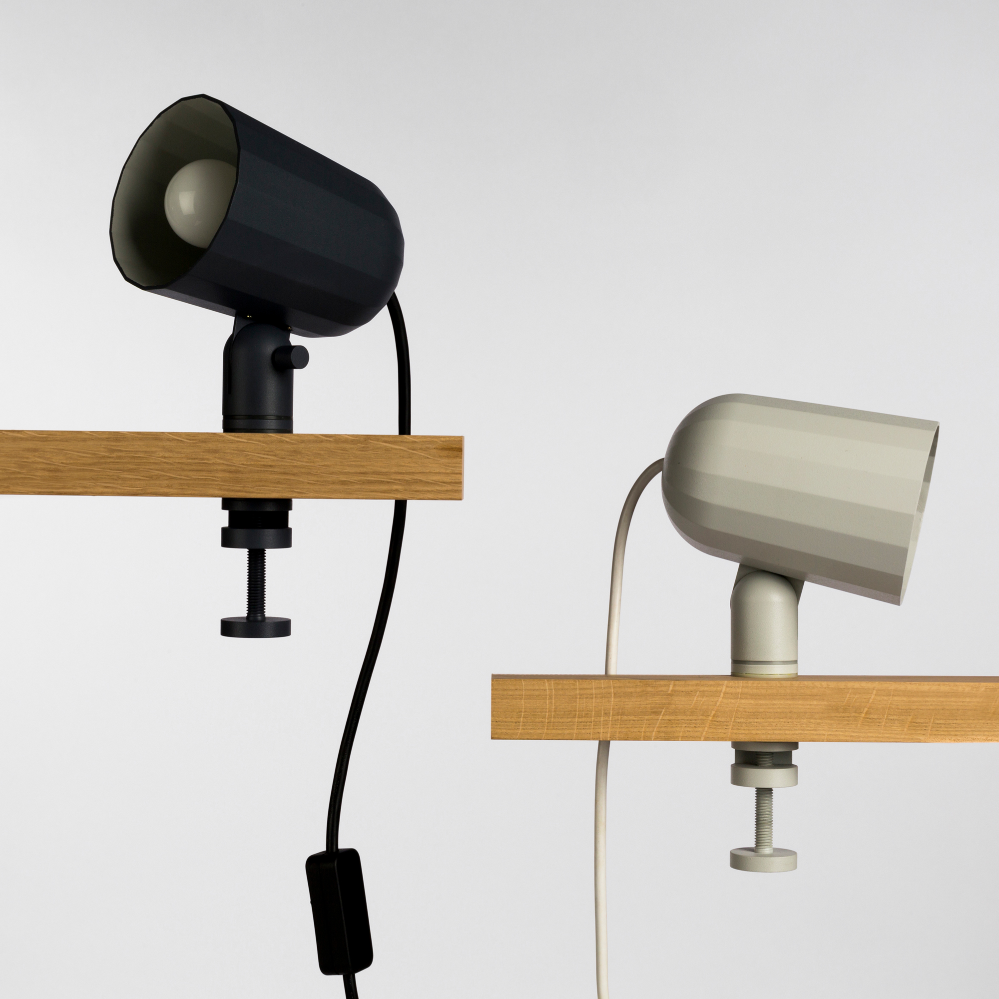 Klemlamp Noc off-white