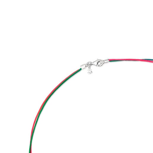 Colar duplo de nylon TOUS Pride