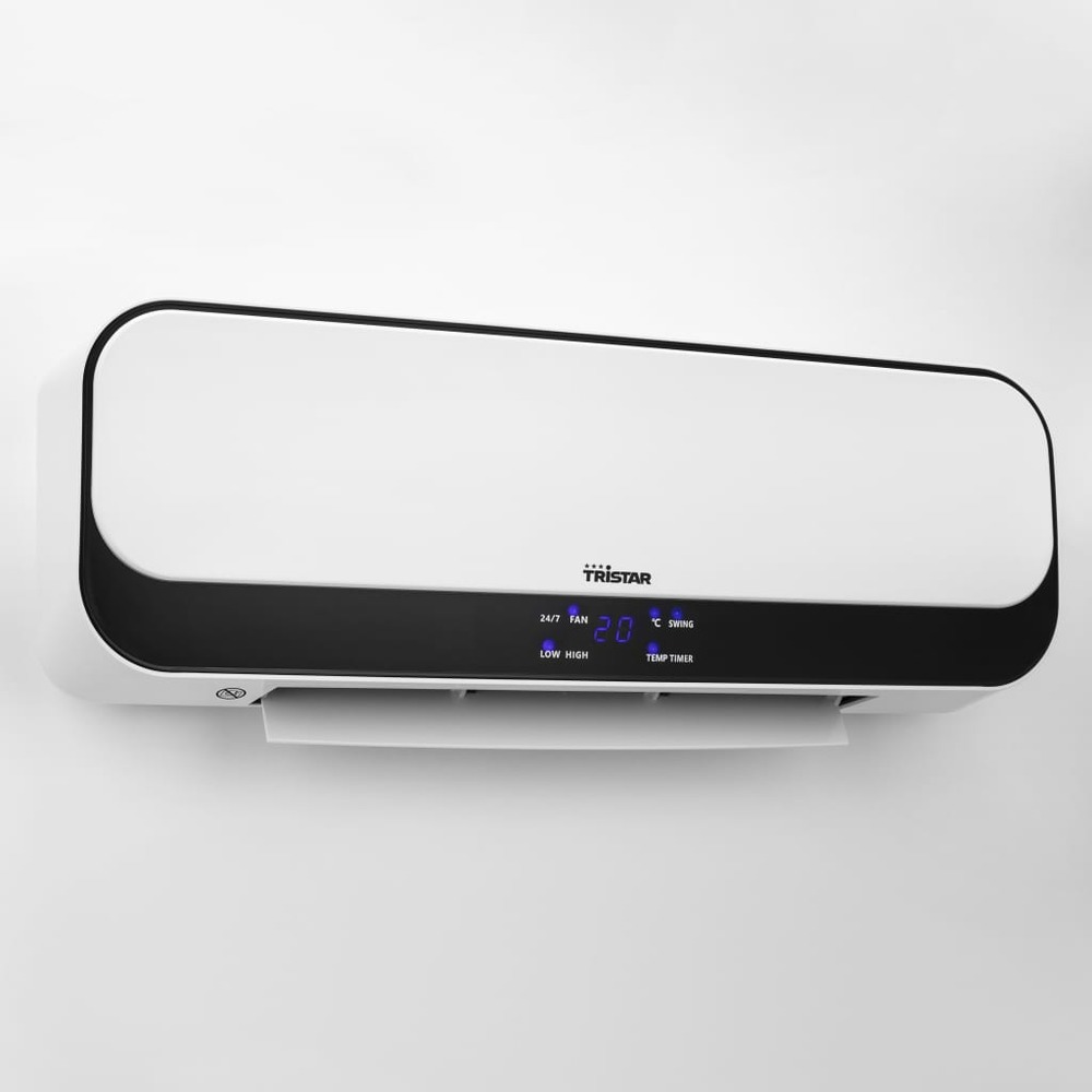 Chauffage en céramique oscillant ka-5075 2000w et télécommande