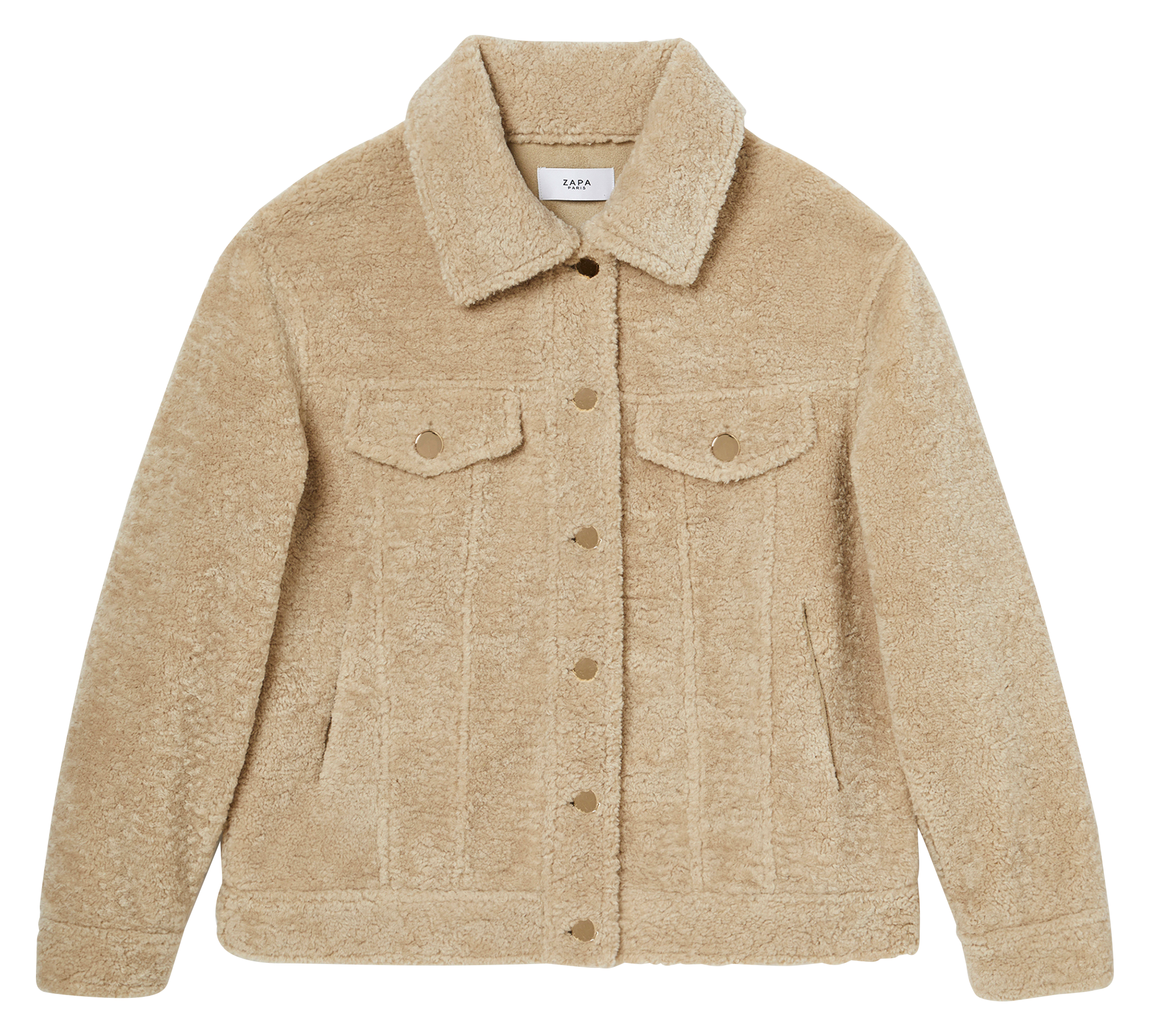 MITCH - Veste courte col chemise| Blanc