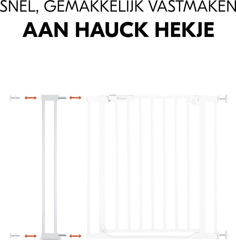 Veiligheidshekverlenging - 9 cm - Inclusief Aansluitingen - Geschikt voor Diverse Deuren