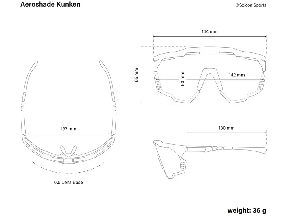 Scicon Aeroshade Kunken Sport Zonnebril Wit SCNPP Multimirror Silver Lens