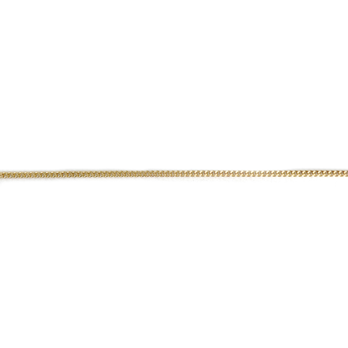 Collier d'occasion maille gourmette or 750 jaune 55 cm