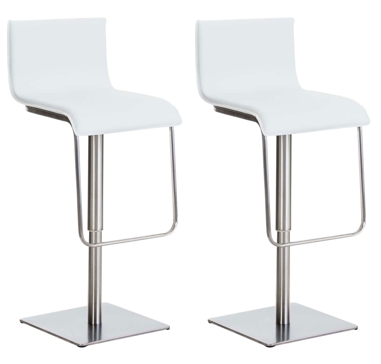 CLP 2er Set Barhocker Limon Mit Kunstleder-Bezug