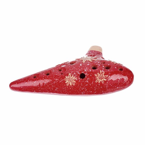 Thomann 12H Ocarina C3 Edelweis red