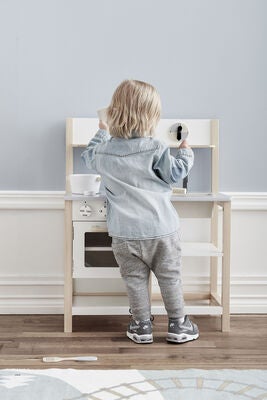 Kid's Concept Lekekjøkken, Natur/Hvit