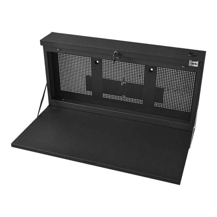 Oppfellbar arbeidsbenk for vegg 110x53 cm