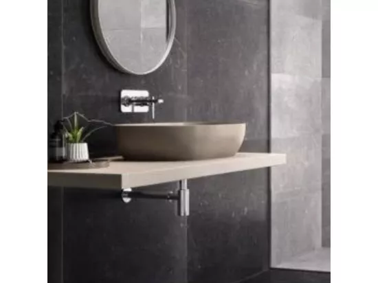 Lavabo double vasque à poser VITRA Outline, ovale - vison mat Haut de gamme