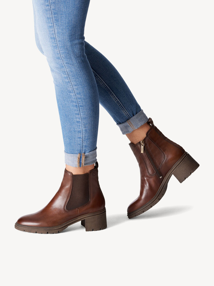 Leren Chelseaboot - bruin