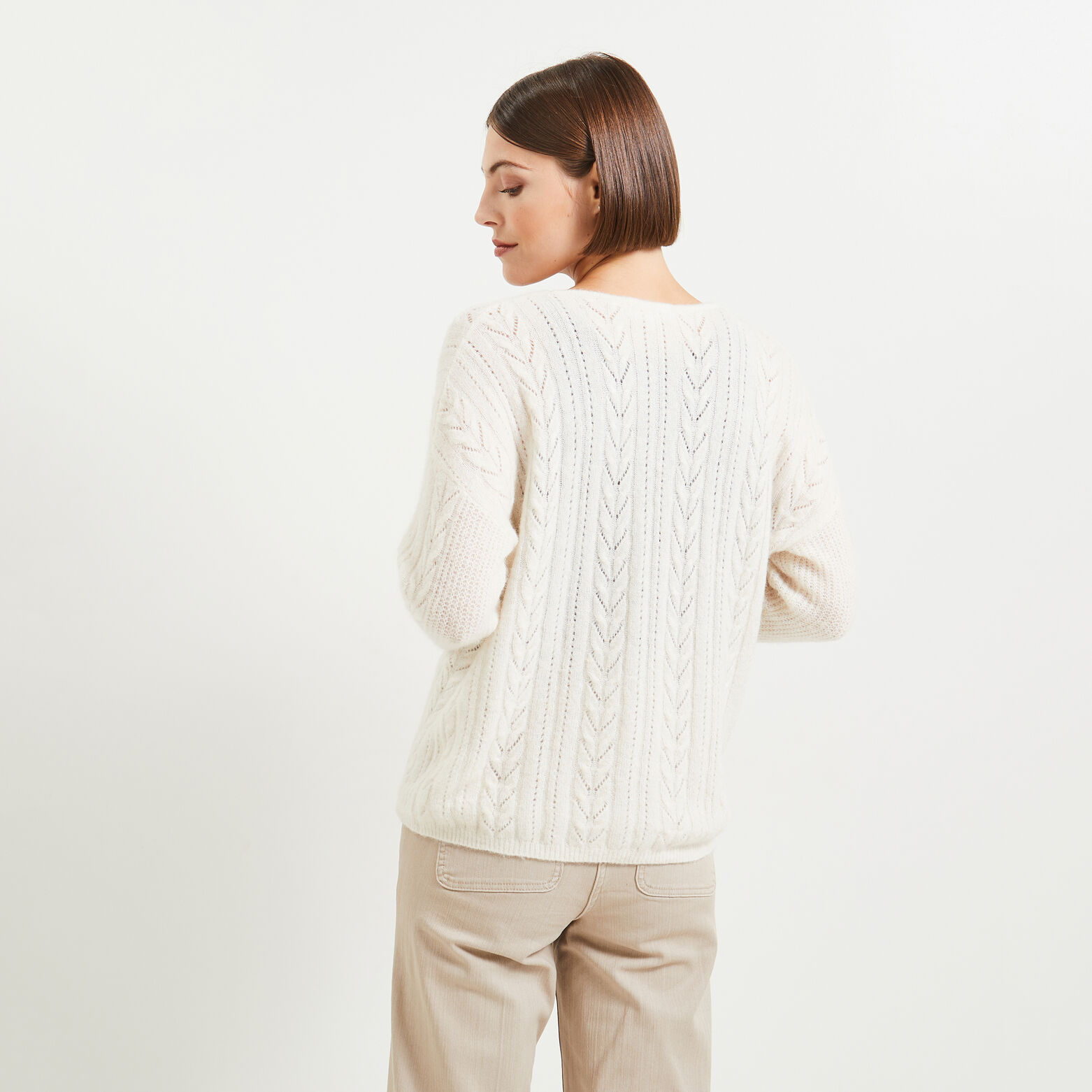Pull maille femme