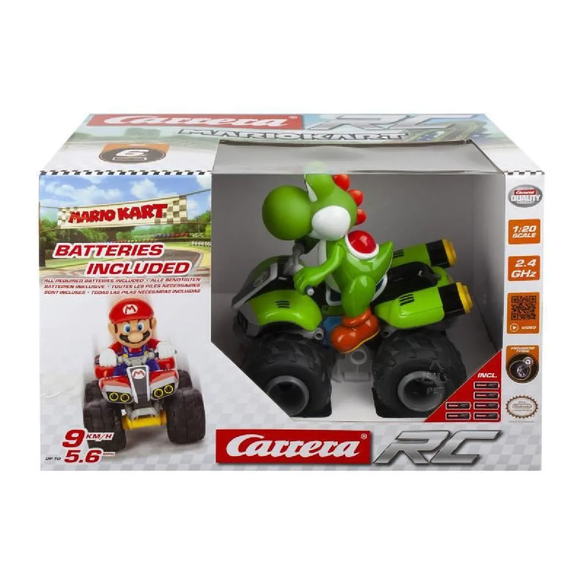 Quad radiocommandé Mario Kart Yoshi