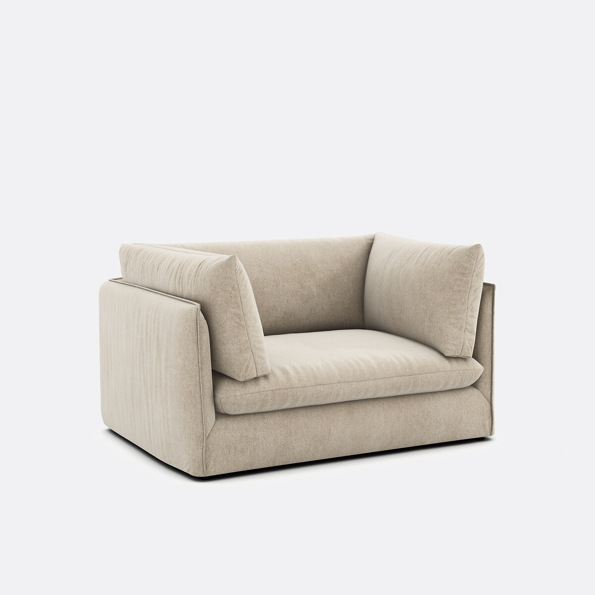 LA REDOUTE INTERIEURS<br>Poltrona XL em tecido misto Malo