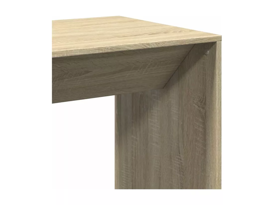 Table de bar chêne sonoma 51x50x103,5 cm bois d'ingénierie