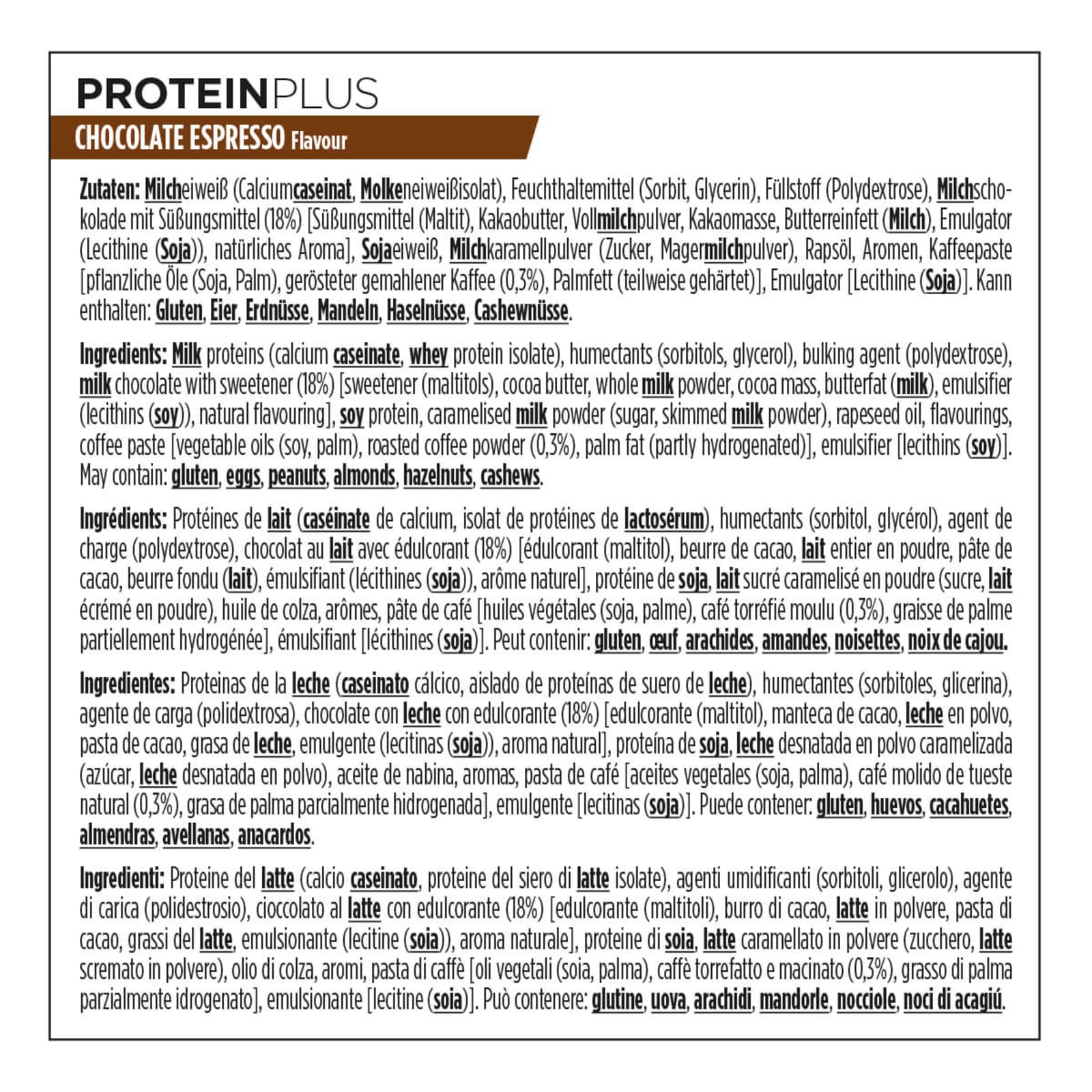Protein+ Low in Sugars (16x35g)