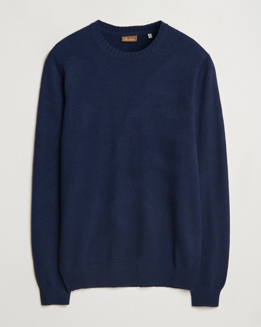 Stenströms Cashmere Crewneck Navy