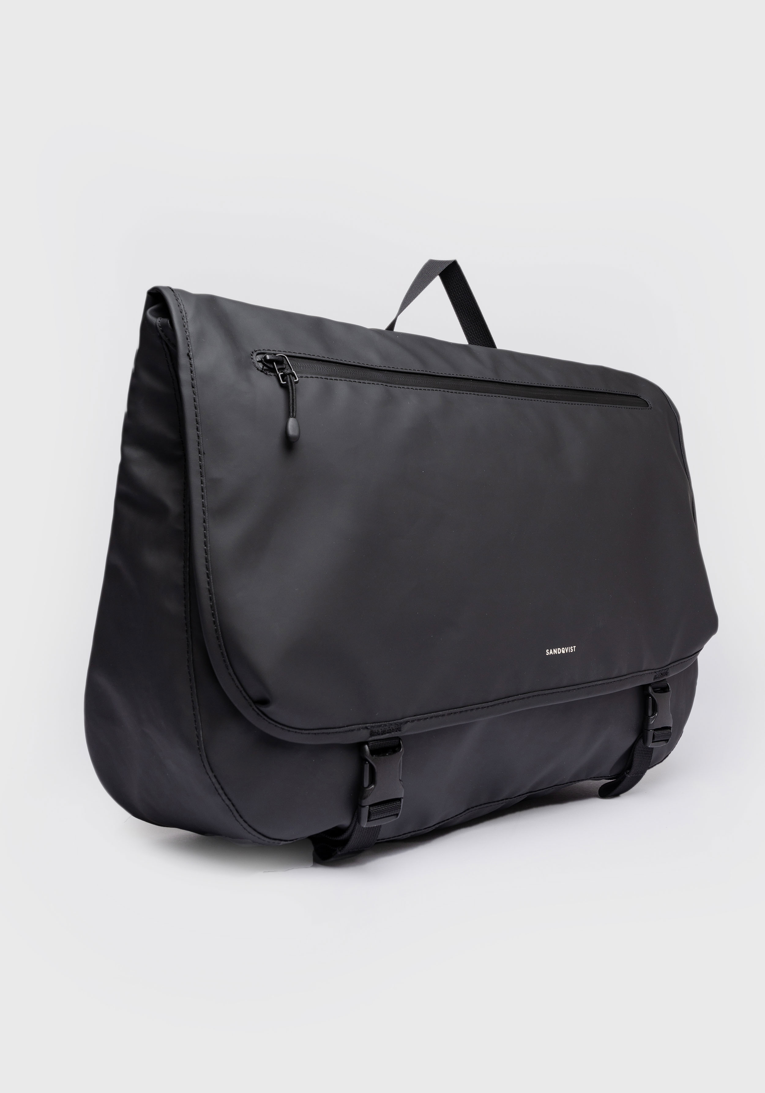 Sandqvist Schultertasche Stream Messenger Black