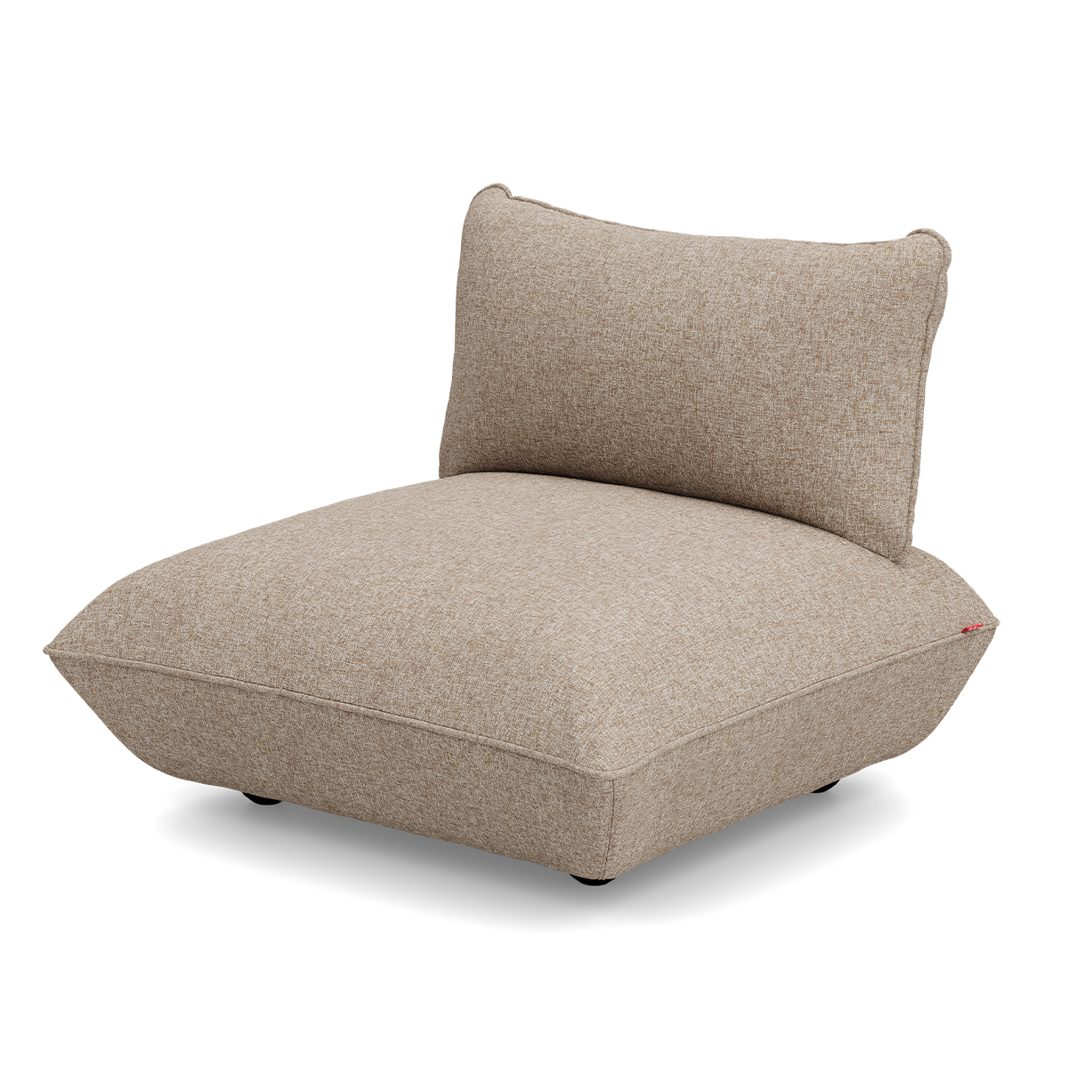 Fauteuil Sumo boucle recycled brown melange