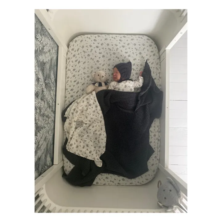 Bonjour Little Drap-housse Sloeberry | Crème