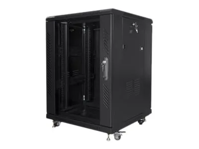 Lanberg - Rack kabinet - sort, RAL 9004 - 15U - 19