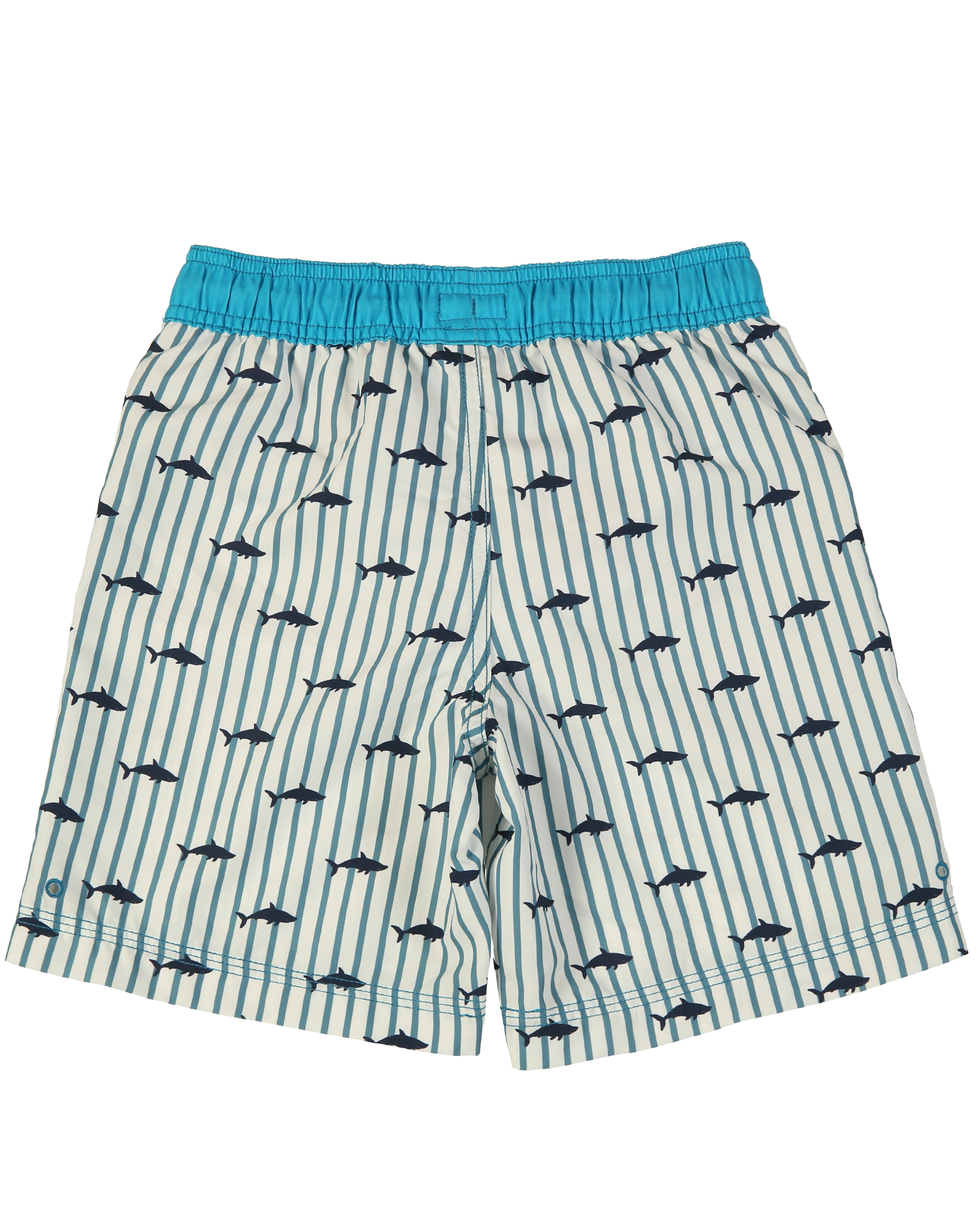 Badeshorts SILHOUETTE SHARKS gestreift in blau