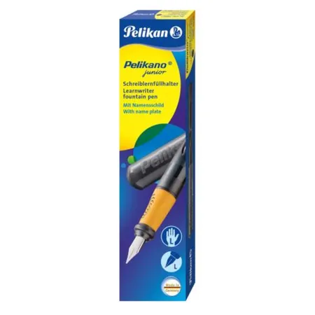 Pelikan junior Füllhalter, Anthrazit, Feder L, für Linkshänder