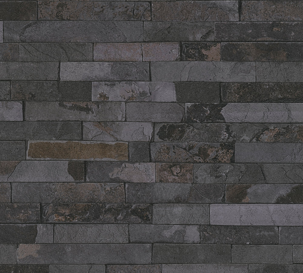 Vliestapete BEST OF WOOD´N STONE 2ND EDITION - grau - 10 Meter