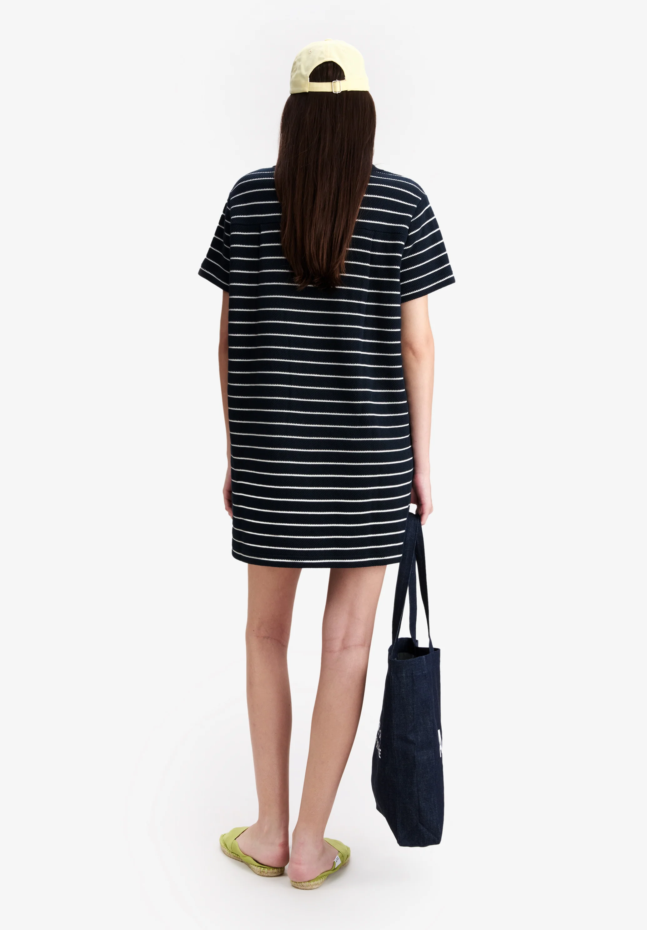 robe polo - Dark navy/ecru