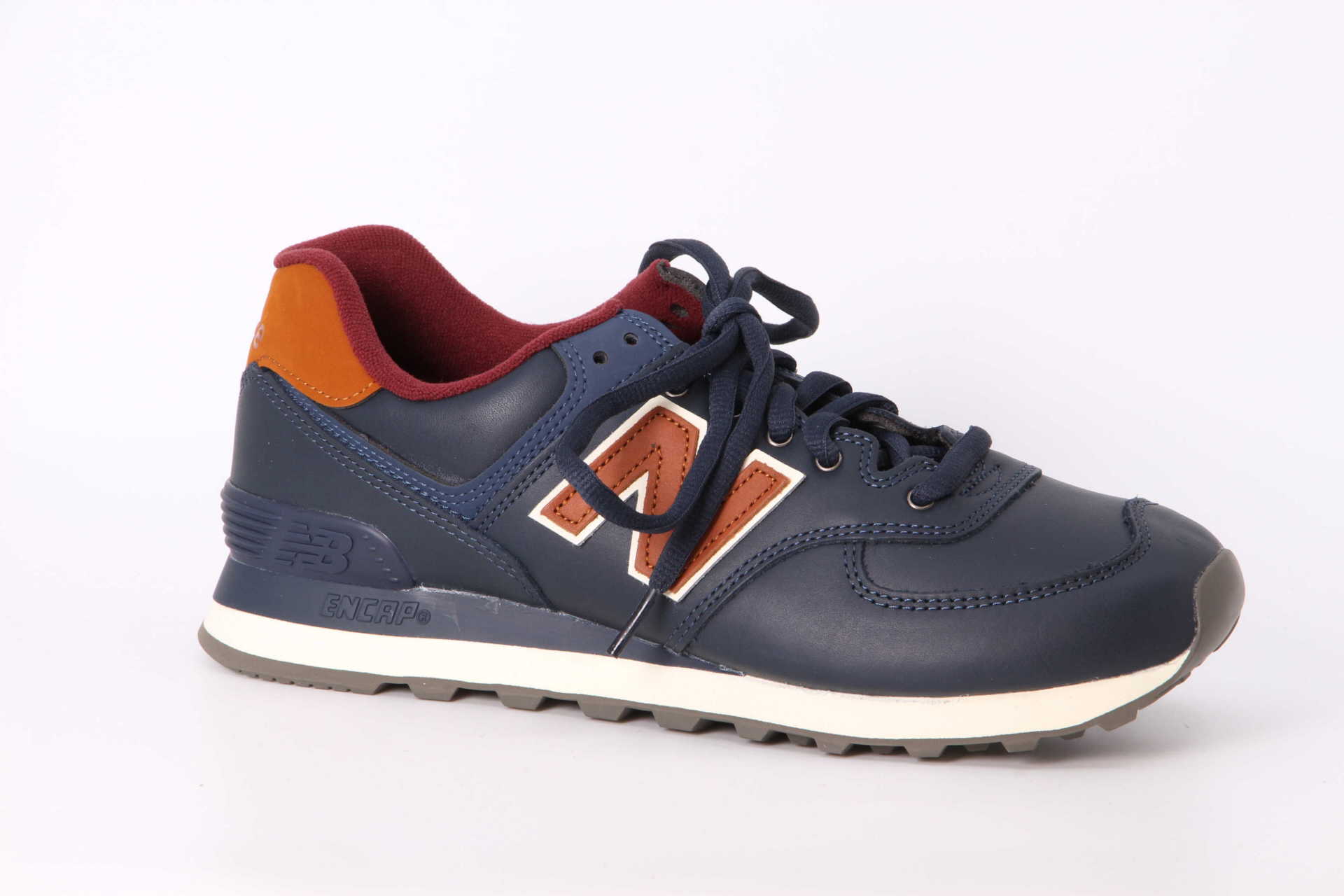 New Balance Sneaker 574 blue / brown
