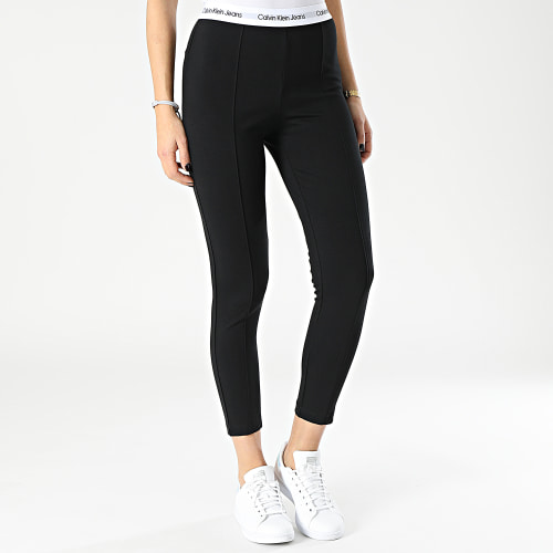 Legging Femme Contrast Tape Milano 8041 Noir