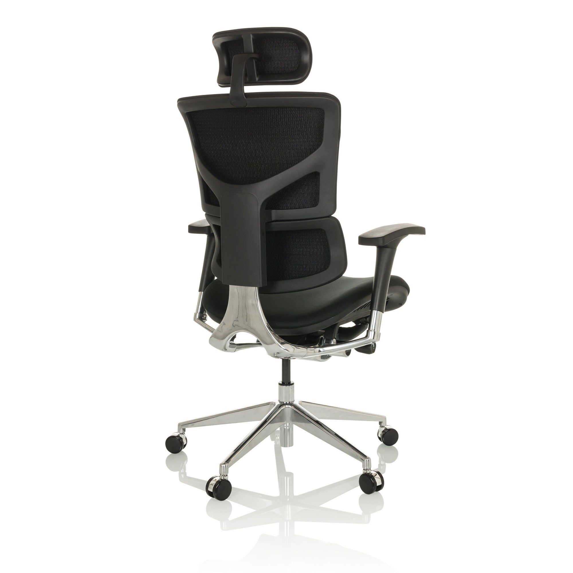 High End Bürostuhl ERGO-U2 F Stoff mit Armlehnen (höhenverstellbar) hjh OFFICE