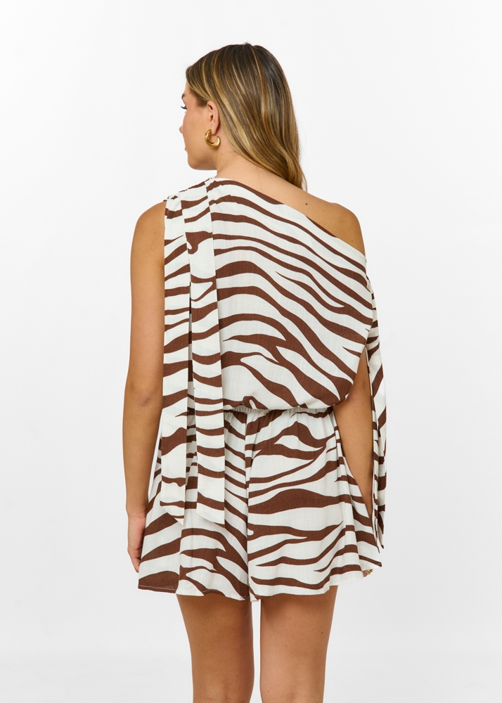 Lucy playsuit zebra