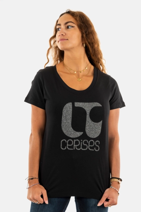 Tee shirt Le Temps Des Cerises taolo 0001 black